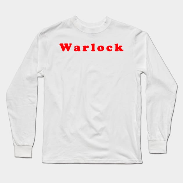 Warlock Long Sleeve T-Shirt by NovaOven